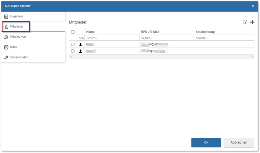 AD Gruppe_Register Mitglieder