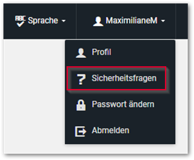 Benfutzereinstellungen_Drop-down_Sicherheitsfragen