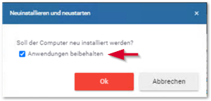 Client Neuinstallieren_Anwendungen