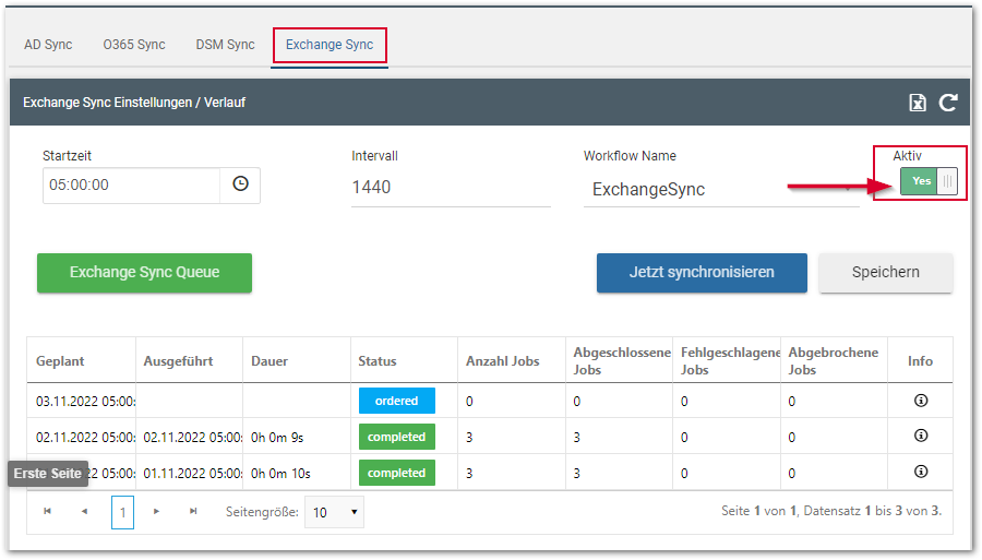 Exchange Sync_Konfig