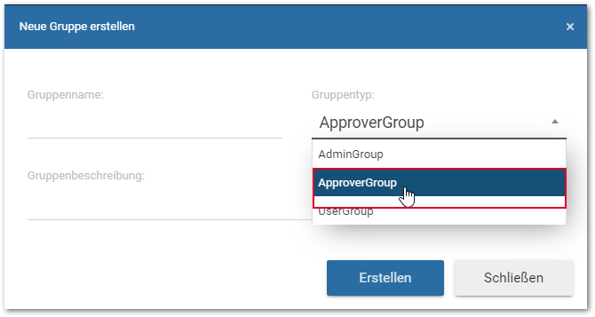 Neue Approver Group