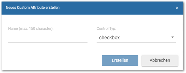 Neues Custom Attribut