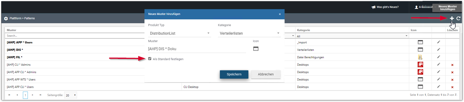 Neues Muster erstellen_Dialogbox öffen_Default