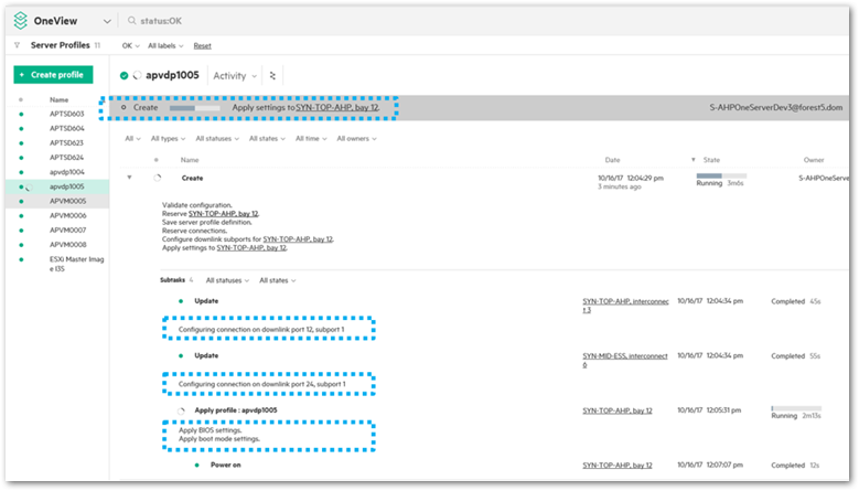 OneView_Server Profiles