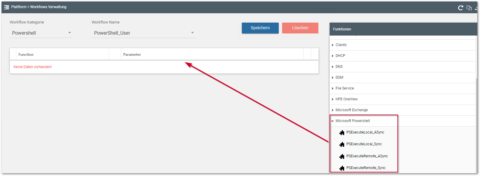 PowerShell Funktionen Draganddrop