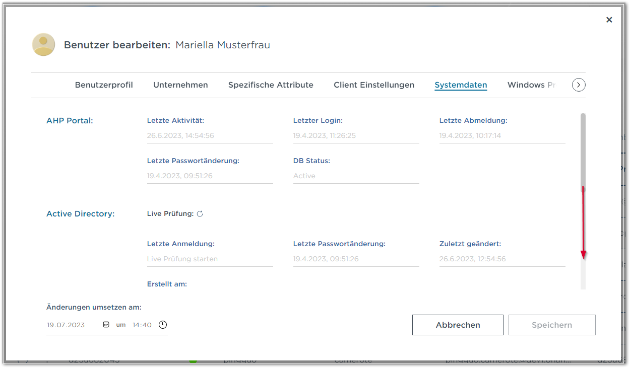 Register Systemdaten 1 new UI