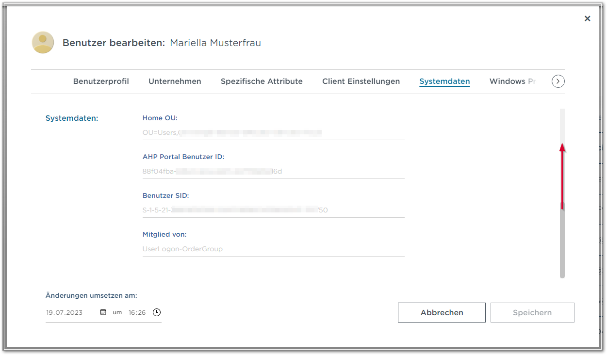 Register Systemdaten 2 new UI