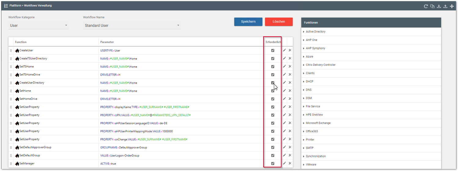 Standard User Workflow Mandatory