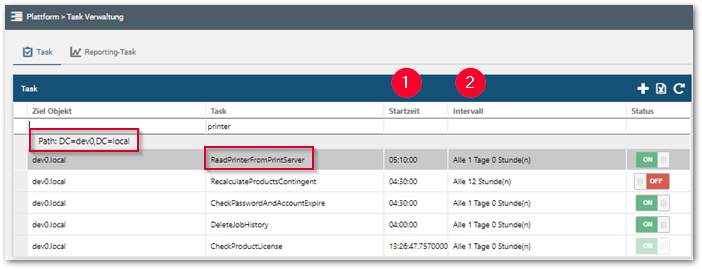 Task Printer Provider