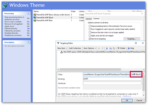 Windows Theme Zuweisung